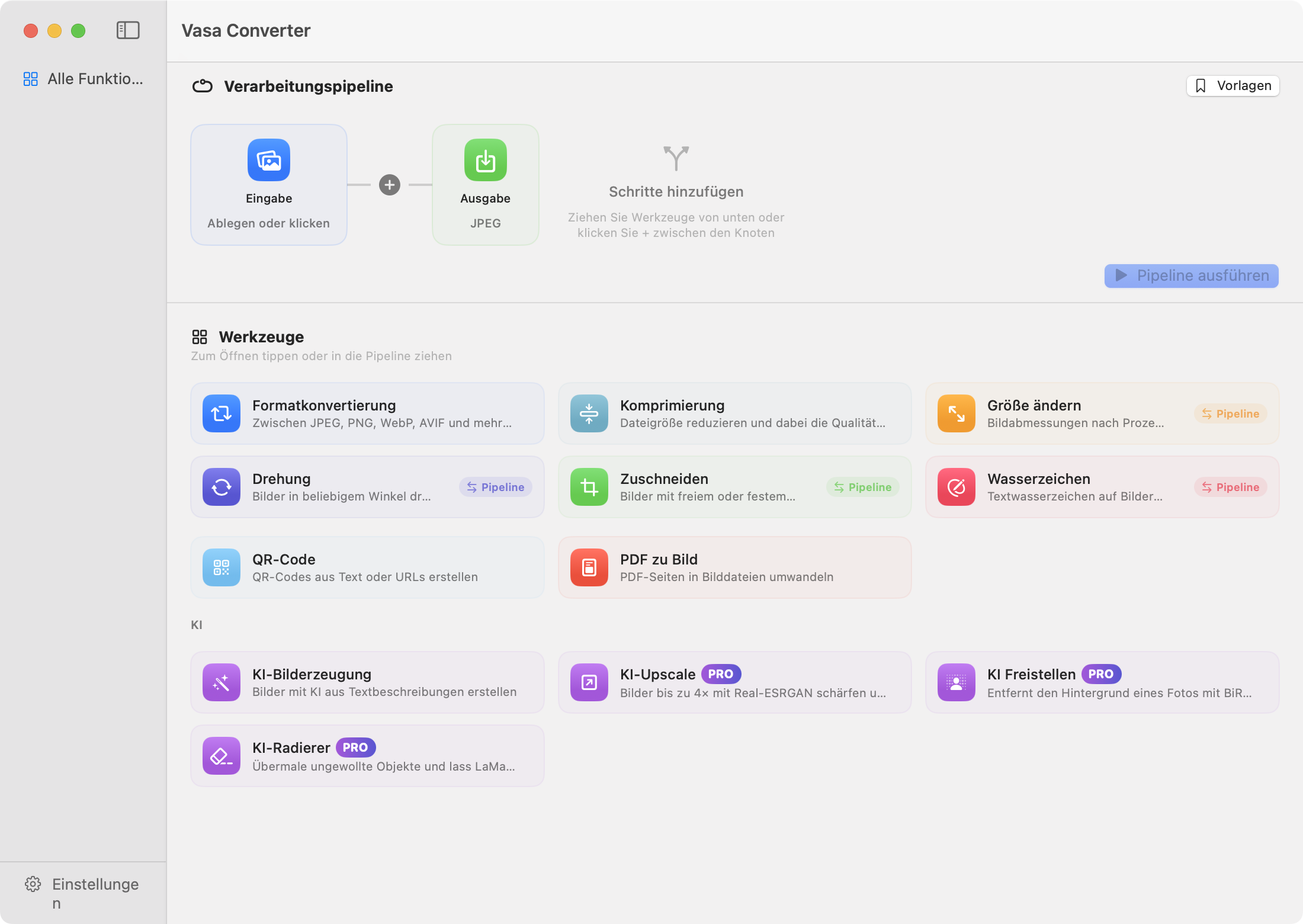 Datenschutz-orientiertes Bildwerkzeug für Mac