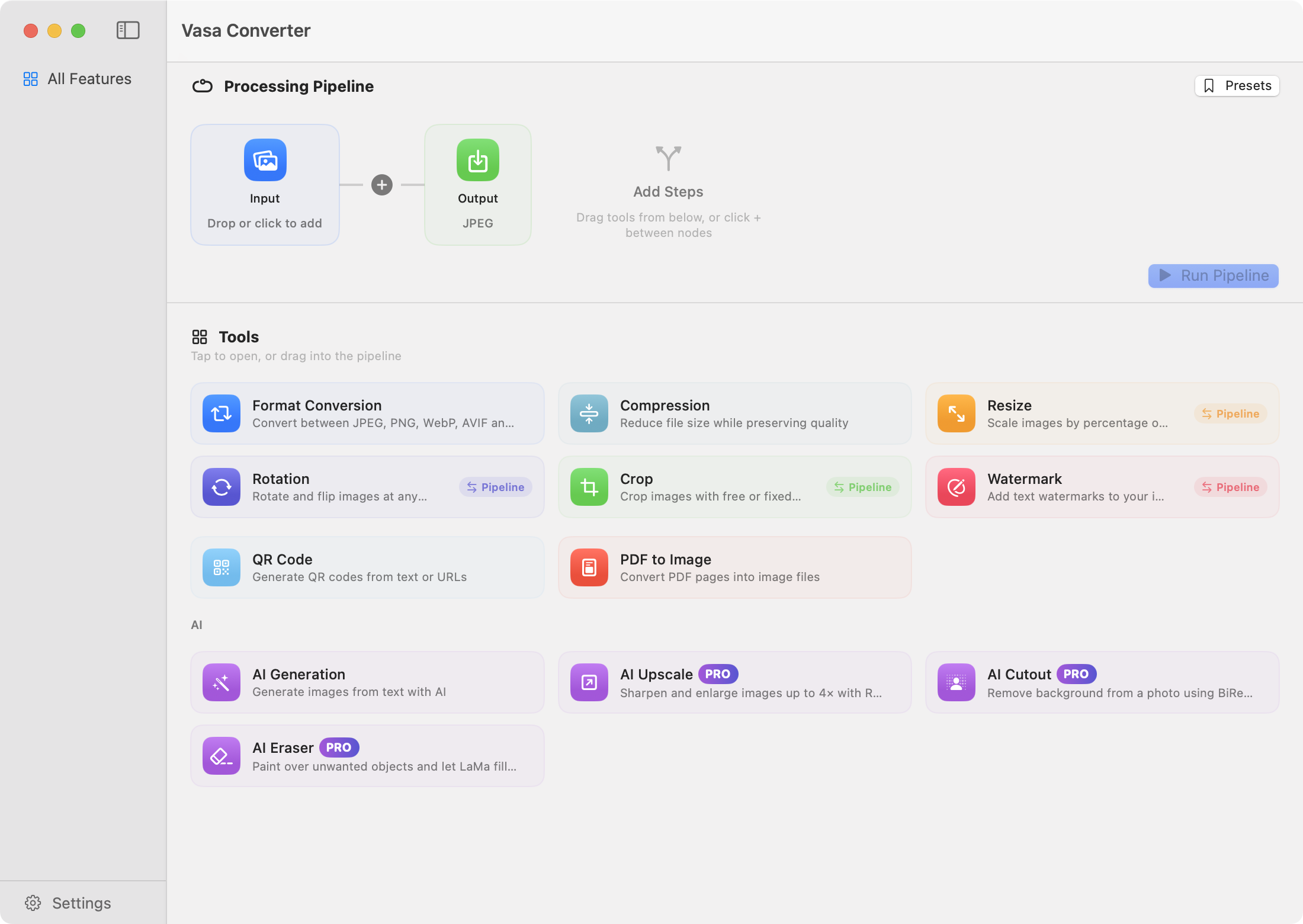A privacy-first image toolkit for Mac